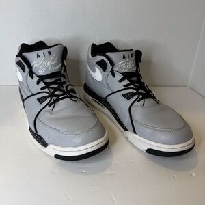 Size 11.5 Nike Air Flight 89 Wolf Gray Speckled 306252-027 Basketball Sneaker
